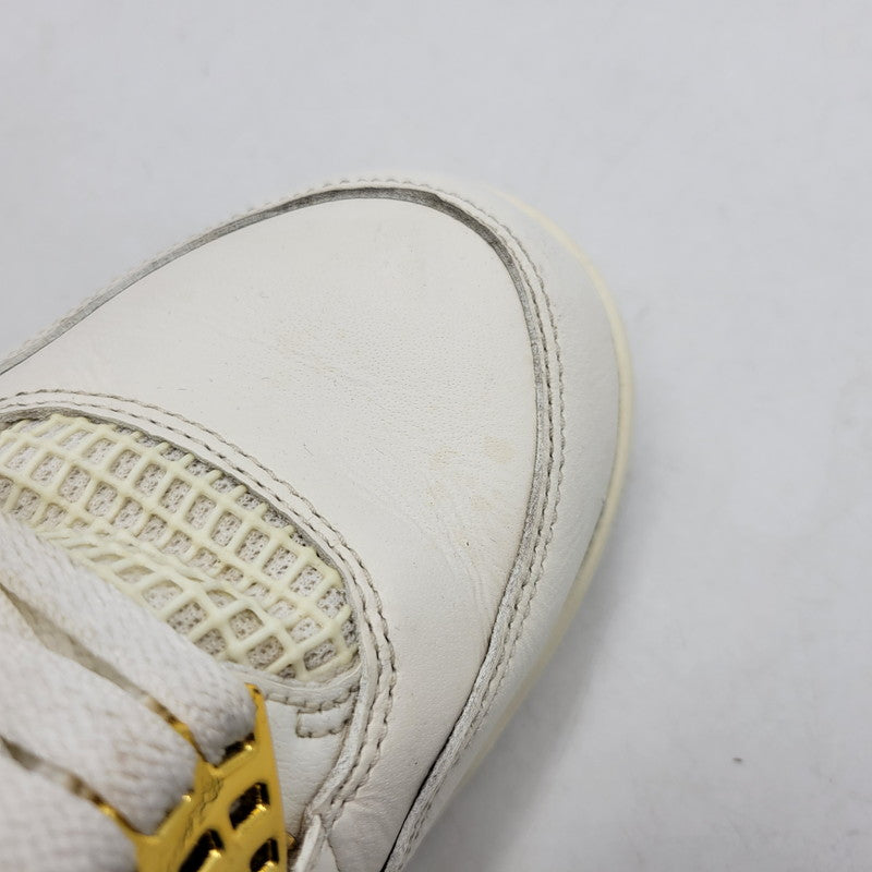 【中古品】【メンズ】 NIKE ナイキ AQ9129-170 WOMEN'S AIR JORDAN 4 RETRO ウィメンズ エア ジョーダン レトロ スニーカー シューズ 靴 160-261019-cs-13-izu サイズ：28.5cm カラー：SAIL/METALLIC GOLD/BLACK 万代Net店