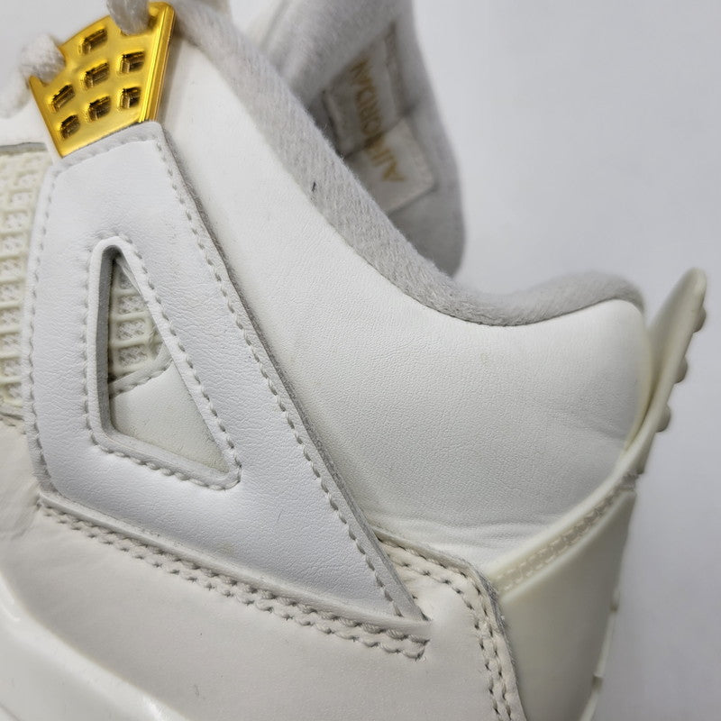 【中古品】【メンズ】 NIKE ナイキ AQ9129-170 WOMEN'S AIR JORDAN 4 RETRO ウィメンズ エア ジョーダン レトロ スニーカー シューズ 靴 160-261019-cs-13-izu サイズ：28.5cm カラー：SAIL/METALLIC GOLD/BLACK 万代Net店