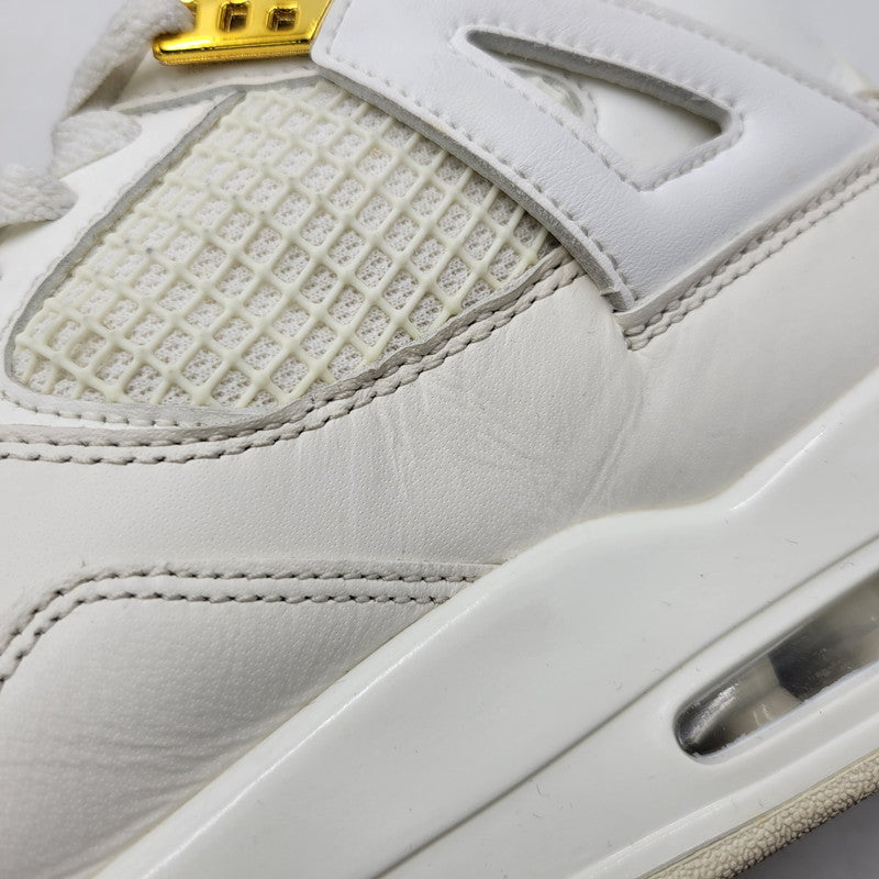 【中古品】【メンズ】 NIKE ナイキ AQ9129-170 WOMEN'S AIR JORDAN 4 RETRO ウィメンズ エア ジョーダン レトロ スニーカー シューズ 靴 160-261019-cs-13-izu サイズ：28.5cm カラー：SAIL/METALLIC GOLD/BLACK 万代Net店