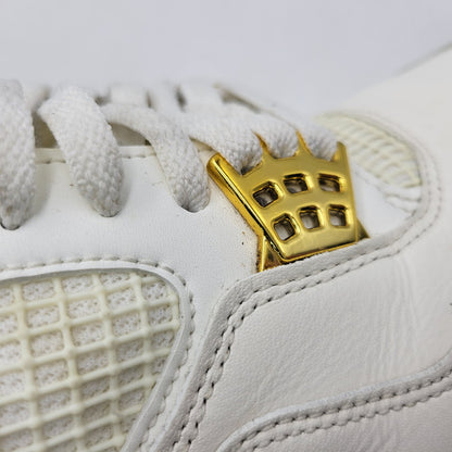 【中古品】【メンズ】 NIKE ナイキ AQ9129-170 WOMEN'S AIR JORDAN 4 RETRO ウィメンズ エア ジョーダン レトロ スニーカー シューズ 靴 160-261019-cs-13-izu サイズ：28.5cm カラー：SAIL/METALLIC GOLD/BLACK 万代Net店
