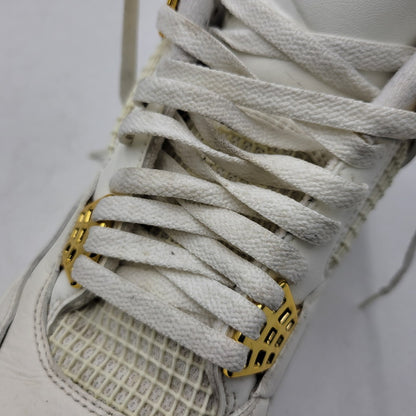 【中古品】【メンズ】 NIKE ナイキ AQ9129-170 WOMEN'S AIR JORDAN 4 RETRO ウィメンズ エア ジョーダン レトロ スニーカー シューズ 靴 160-261019-cs-13-izu サイズ：28.5cm カラー：SAIL/METALLIC GOLD/BLACK 万代Net店
