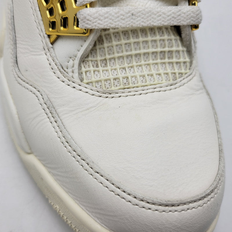 【中古品】【メンズ】 NIKE ナイキ AQ9129-170 WOMEN'S AIR JORDAN 4 RETRO ウィメンズ エア ジョーダン レトロ スニーカー シューズ 靴 160-261019-cs-13-izu サイズ：28.5cm カラー：SAIL/METALLIC GOLD/BLACK 万代Net店