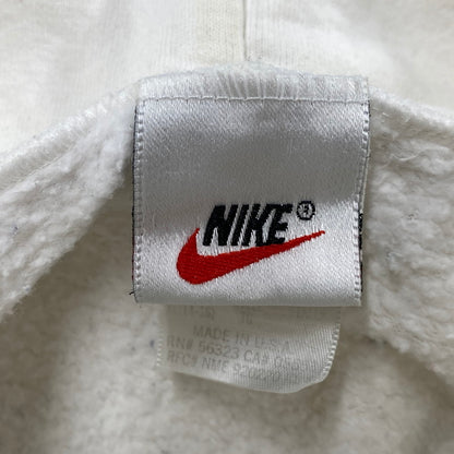 【中古品】【メンズ】 NIKE ナイキ USA製 90’S SWOOSH LOGO PULLOVER HOODIE スウッシュ ロゴ プルオーバー フーディー パーカー トップス 146-261025-yn-08-izu サイズ：不明 カラー：ホワイト 万代Net店