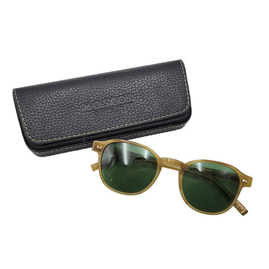 【中古品】【メンズ/レディース】 MOSCOT モスコット ARTHUR SUNGLASSES アーサー サングラス 203-261019-yn-03-izu サイズ：50□21-145 カラー：イエロー系×グリーン系 万代Net店