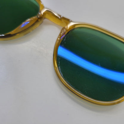 【中古品】【メンズ/レディース】 MOSCOT モスコット ARTHUR SUNGLASSES アーサー サングラス 203-261019-yn-03-izu サイズ：50□21-145 カラー：イエロー系×グリーン系 万代Net店
