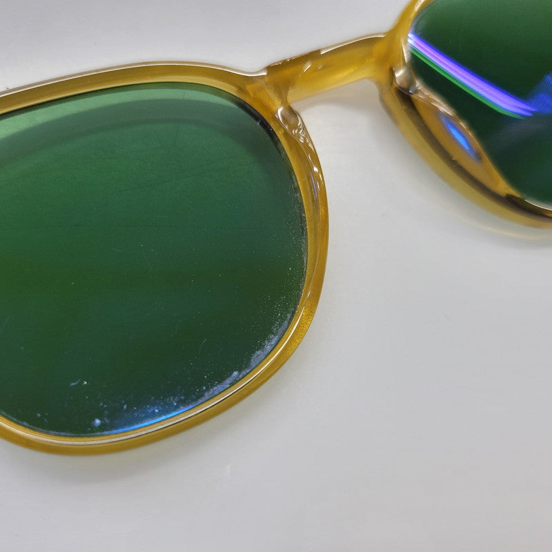 【中古品】【メンズ/レディース】 MOSCOT モスコット ARTHUR SUNGLASSES アーサー サングラス 203-261019-yn-03-izu サイズ：50□21-145 カラー：イエロー系×グリーン系 万代Net店
