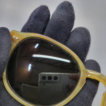 【中古品】【メンズ/レディース】 MOSCOT モスコット ARTHUR SUNGLASSES アーサー サングラス 203-261019-yn-03-izu サイズ：50□21-145 カラー：イエロー系×グリーン系 万代Net店