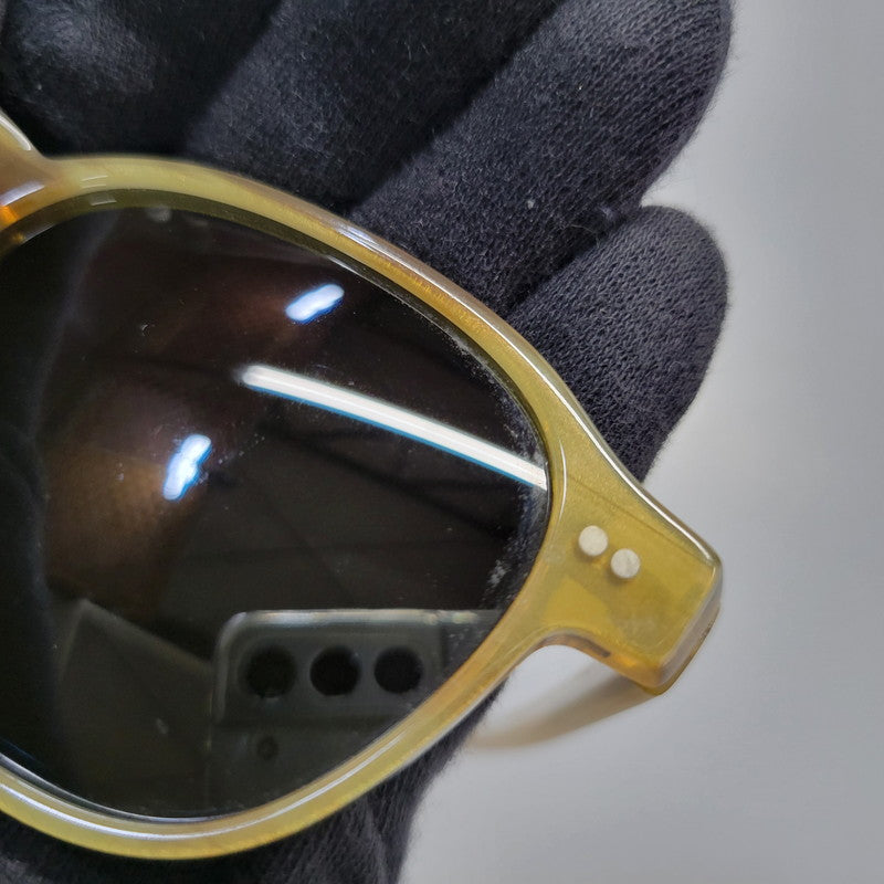 【中古品】【メンズ/レディース】 MOSCOT モスコット ARTHUR SUNGLASSES アーサー サングラス 203-261019-yn-03-izu サイズ：50□21-145 カラー：イエロー系×グリーン系 万代Net店