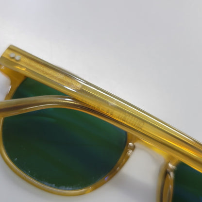 【中古品】【メンズ/レディース】 MOSCOT モスコット ARTHUR SUNGLASSES アーサー サングラス 203-261019-yn-03-izu サイズ：50□21-145 カラー：イエロー系×グリーン系 万代Net店
