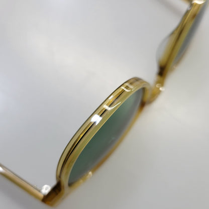 【中古品】【メンズ/レディース】 MOSCOT モスコット ARTHUR SUNGLASSES アーサー サングラス 203-261019-yn-03-izu サイズ：50□21-145 カラー：イエロー系×グリーン系 万代Net店