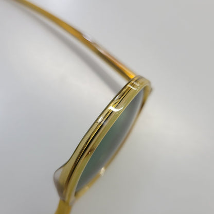 【中古品】【メンズ/レディース】 MOSCOT モスコット ARTHUR SUNGLASSES アーサー サングラス 203-261019-yn-03-izu サイズ：50□21-145 カラー：イエロー系×グリーン系 万代Net店