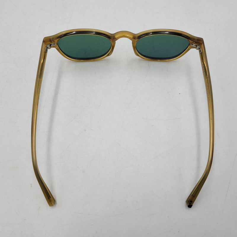 【中古品】【メンズ/レディース】 MOSCOT モスコット ARTHUR SUNGLASSES アーサー サングラス 203-261019-yn-03-izu サイズ：50□21-145 カラー：イエロー系×グリーン系 万代Net店