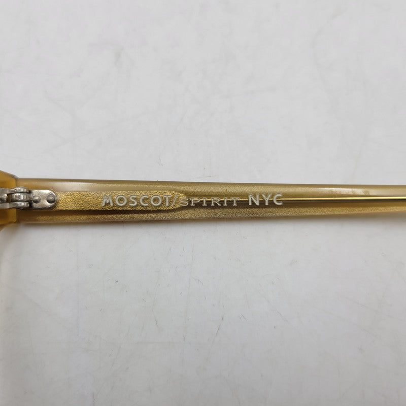 【中古品】【メンズ/レディース】 MOSCOT モスコット ARTHUR SUNGLASSES アーサー サングラス 203-261019-yn-03-izu サイズ：50□21-145 カラー：イエロー系×グリーン系 万代Net店