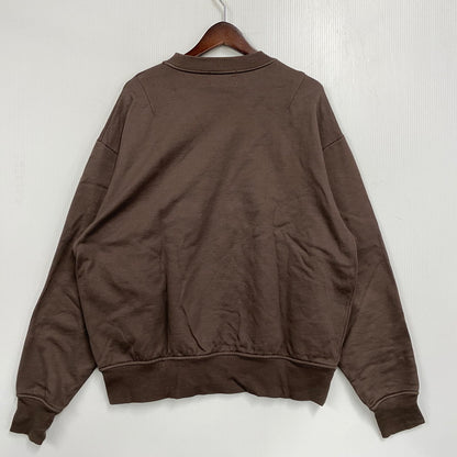 【中古品】【メンズ】 WEWILL ウィーウィル CREWNECK SWEATSHIRT クルーネック　スウェット トップス 140-261025-yn-05-izu サイズ：2 カラー：ブラウン 万代Net店