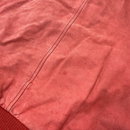 【中古品】【メンズ】 GLOBAL IDENTITY 80-90S LEATHER JACKET レザージャケット アウター 146-261025-yn-06-izu サイズ：M カラー：レッド 万代Net店