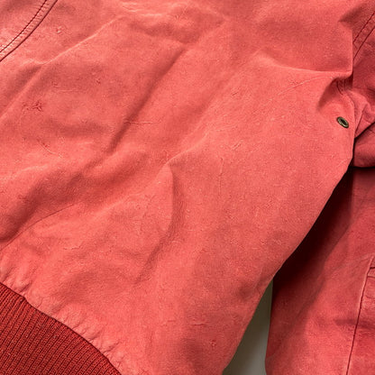 【中古品】【メンズ】 GLOBAL IDENTITY 80-90S LEATHER JACKET レザージャケット アウター 146-261025-yn-06-izu サイズ：M カラー：レッド 万代Net店