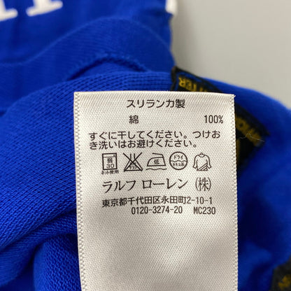 【中古品】【メンズ】 POLO RALPH LAUREN ポロ・ラルフローレン BLACKWATCH POLO TEAM POLO SHIRT ブラックウォッチ ポロチーム ポロシャツ 半袖 147-261024-ms-22-izu サイズ：S カラー：ブルー 万代Net店