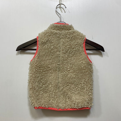 【中古品】【キッズ】 PATAGONIA パタゴニア 61035FA16 BABY RETRO-X VEST ベビー レトロX ベスト アウター 173-261026-yn-12-izu サイズ：12-18M カラー：ベージュ/ピンク 万代Net店