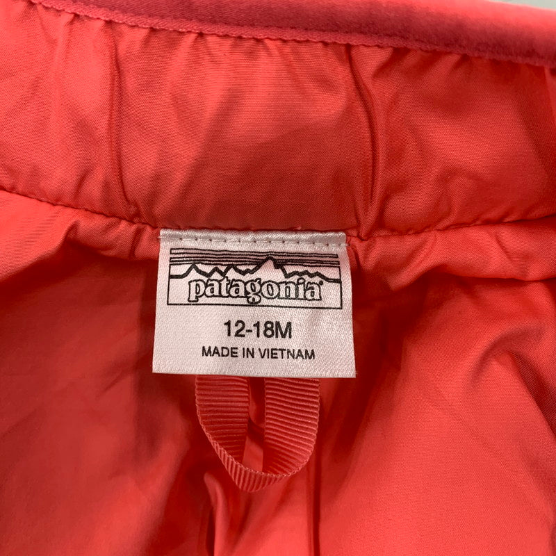 【中古品】【キッズ】 PATAGONIA パタゴニア 61035FA16 BABY RETRO-X VEST ベビー レトロX ベスト アウター 173-261026-yn-12-izu サイズ：12-18M カラー：ベージュ/ピンク 万代Net店