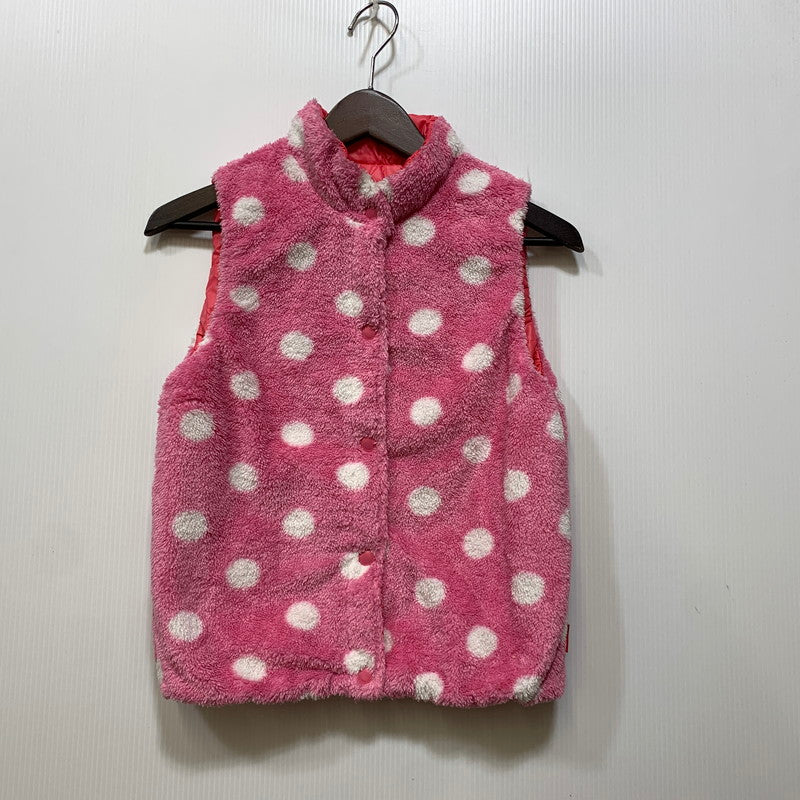 【中古品】【キッズ】 MIKI HOUSE ミキハウス 13-5708-675-63 中綿 VEST ベスト アウター 173-261026-yn-11-izu サイズ：130 カラー：ピンク 万代Net店