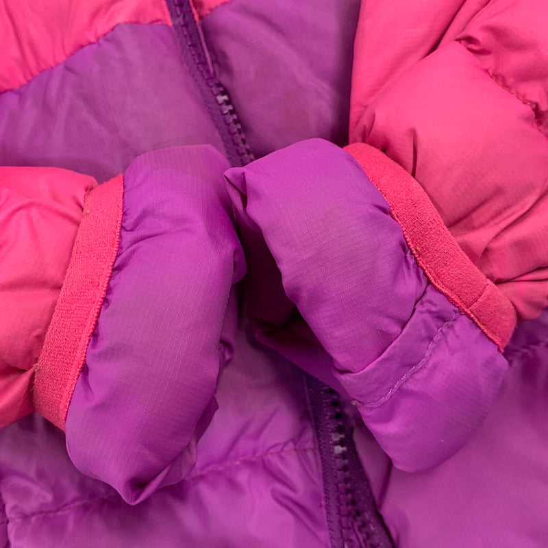 【中古品】【キッズ】 THE NORTH FACE ザ・ノースフェイス NDB91207 アコンカグア　フーディ　アウター 173-261026-yn-10-izu サイズ：80 カラー：ピンク/パープル 万代Net店