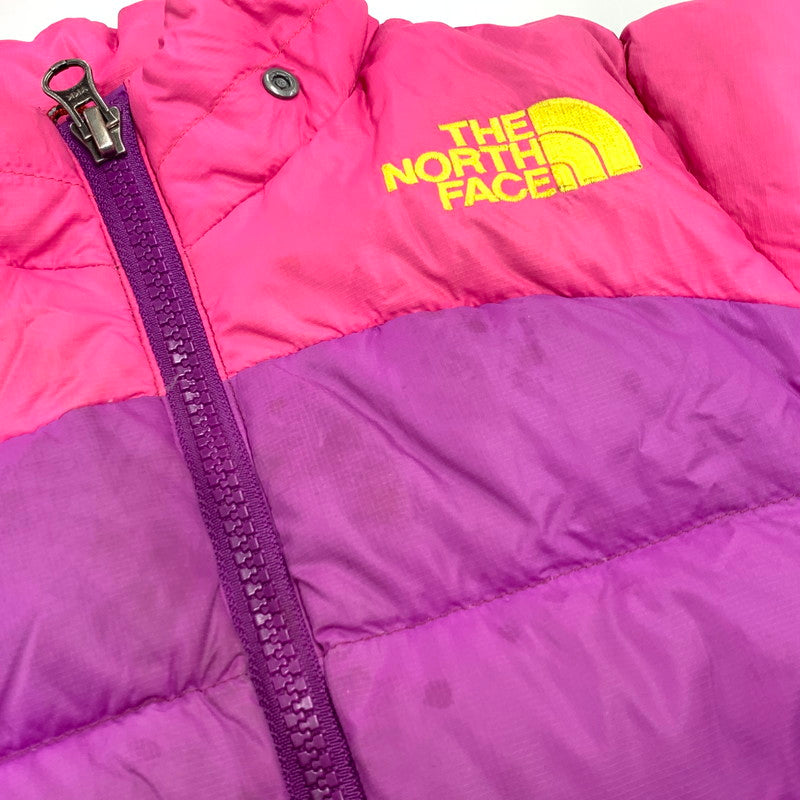 【中古品】【キッズ】 THE NORTH FACE ザ・ノースフェイス NDB91207 アコンカグア　フーディ　アウター 173-261026-yn-10-izu サイズ：80 カラー：ピンク/パープル 万代Net店
