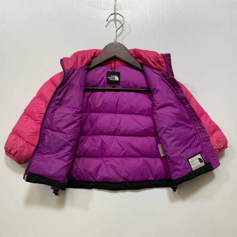 【中古品】【キッズ】 THE NORTH FACE ザ・ノースフェイス NDB91207 アコンカグア　フーディ　アウター 173-261026-yn-10-izu サイズ：80 カラー：ピンク/パープル 万代Net店