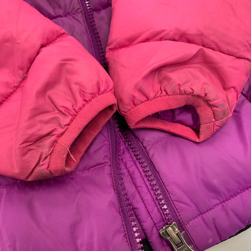 【中古品】【キッズ】 THE NORTH FACE ザ・ノースフェイス NDB91207 アコンカグア　フーディ　アウター 173-261026-yn-10-izu サイズ：80 カラー：ピンク/パープル 万代Net店