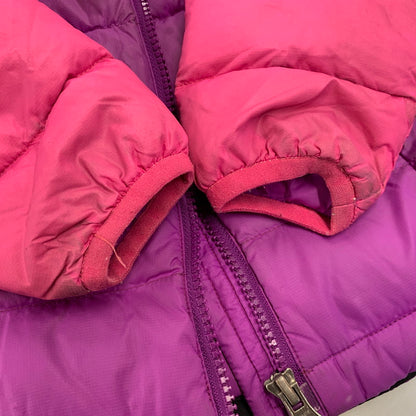【中古品】【キッズ】 THE NORTH FACE ザ・ノースフェイス NDB91207 アコンカグア　フーディ　アウター 173-261026-yn-10-izu サイズ：80 カラー：ピンク/パープル 万代Net店