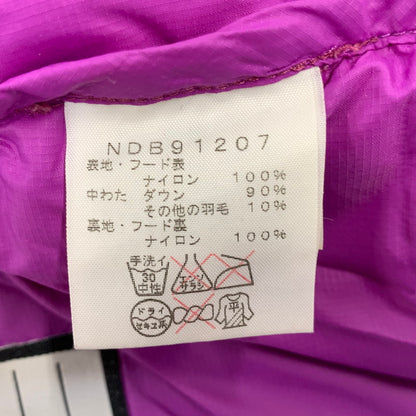 【中古品】【キッズ】 THE NORTH FACE ザ・ノースフェイス NDB91207 アコンカグア　フーディ　アウター 173-261026-yn-10-izu サイズ：80 カラー：ピンク/パープル 万代Net店