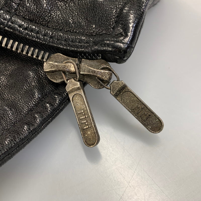 【中古品】【メンズ】 JACK ROSE ジャックローズ 290703J LEATHER DOUBLE RIDER JACKET レザー ダブル ライダース ジャケット アウター 145-261019-cs-09-izu サイズ：4 カラー：ブラック 万代Net店