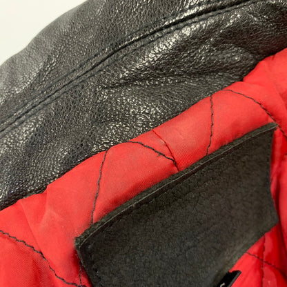 【中古品】【メンズ】 JACK ROSE ジャックローズ 290703J LEATHER DOUBLE RIDER JACKET レザー ダブル ライダース ジャケット アウター 145-261019-cs-09-izu サイズ：4 カラー：ブラック 万代Net店