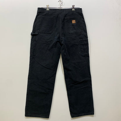 【中古品】【メンズ】 CARHARTT カーハート B11 BLK DUCK PAINTER PANTS ダック ペインター パンツ ボトムス ズボン 157-261019-cs-12-izu サイズ：36×32 カラー：ブラック 万代Net店