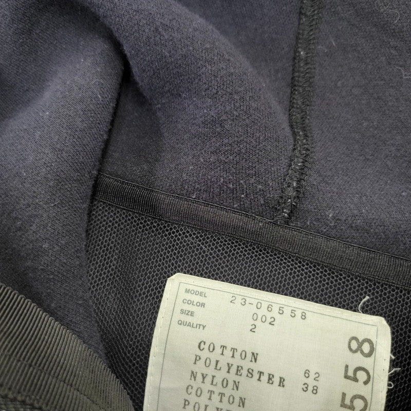 【中古品】【レディース】 SACAI サカイ 23-06558 SPONGE ZIP SWEAT HOODIE スポンジ ジップ スウェット フーディー トップス 長袖 168-261023-cs-03-izu サイズ：2 カラー：ブラック 万代Net店