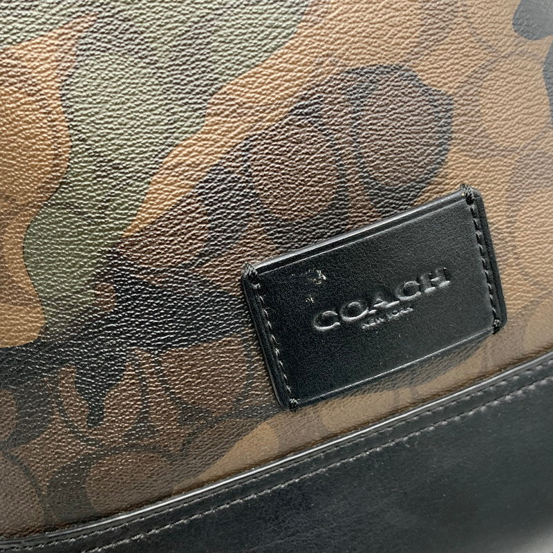 【現状渡し品】【メンズ/レディース】 COACH コーチ SIGNATURE BACKPACK F37613 シグネチャー バックパック リュック バッグ カバン 鞄 180-261021-as-08-izu カラー：マルチカラー 万代Net店