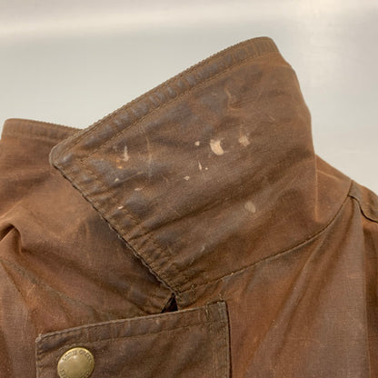 【現状渡し品】【メンズ】 LEWIS CREEK ルイス クリーク スコットランド製 WAXED JACKET ワックスド ジャケット アウター 146-261026-yn-06-izu サイズ：L カラー：ブラウン 万代Net店