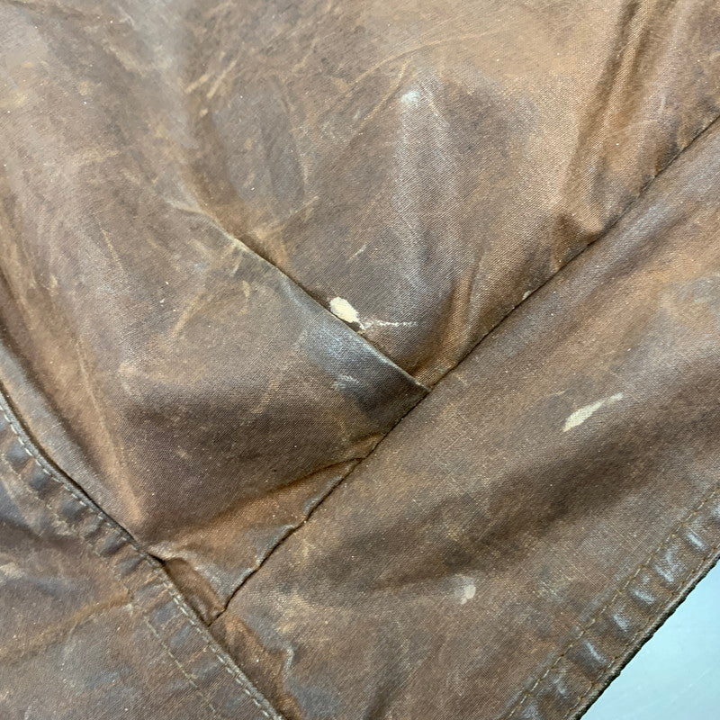【現状渡し品】【メンズ】 LEWIS CREEK ルイス クリーク スコットランド製 WAXED JACKET ワックスド ジャケット アウター 146-261026-yn-06-izu サイズ：L カラー：ブラウン 万代Net店
