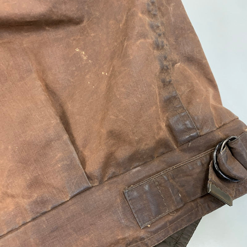 【現状渡し品】【メンズ】 LEWIS CREEK ルイス クリーク スコットランド製 WAXED JACKET ワックスド ジャケット アウター 146-261026-yn-06-izu サイズ：L カラー：ブラウン 万代Net店