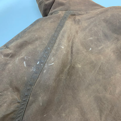 【現状渡し品】【メンズ】 LEWIS CREEK ルイス クリーク スコットランド製 WAXED JACKET ワックスド ジャケット アウター 146-261026-yn-06-izu サイズ：L カラー：ブラウン 万代Net店