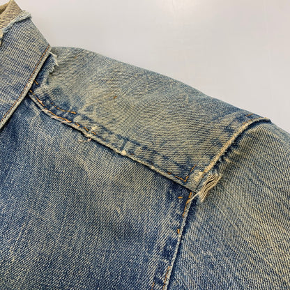 【現状渡し品】【メンズ】 LEVI'S リーバイス 70505 刻印52 USA製 3RD DENIM TRACKER JACKET デニム トラッカー ジャケット アウター 146-261024-ya-18-izu サイズ：下記参照 カラー：インディゴ 万代Net店