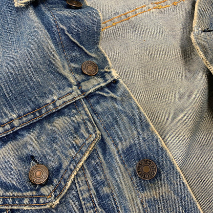 【現状渡し品】【メンズ】 LEVI'S リーバイス 70505 刻印52 USA製 3RD DENIM TRACKER JACKET デニム トラッカー ジャケット アウター 146-261024-ya-18-izu サイズ：下記参照 カラー：インディゴ 万代Net店