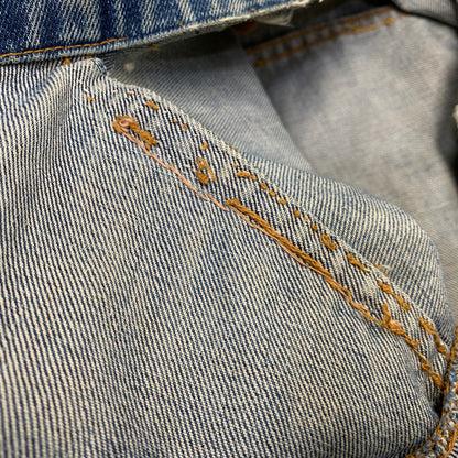 【現状渡し品】【メンズ】 LEVI'S リーバイス 70505 刻印52 USA製 3RD DENIM TRACKER JACKET デニム トラッカー ジャケット アウター 146-261024-ya-18-izu サイズ：下記参照 カラー：インディゴ 万代Net店