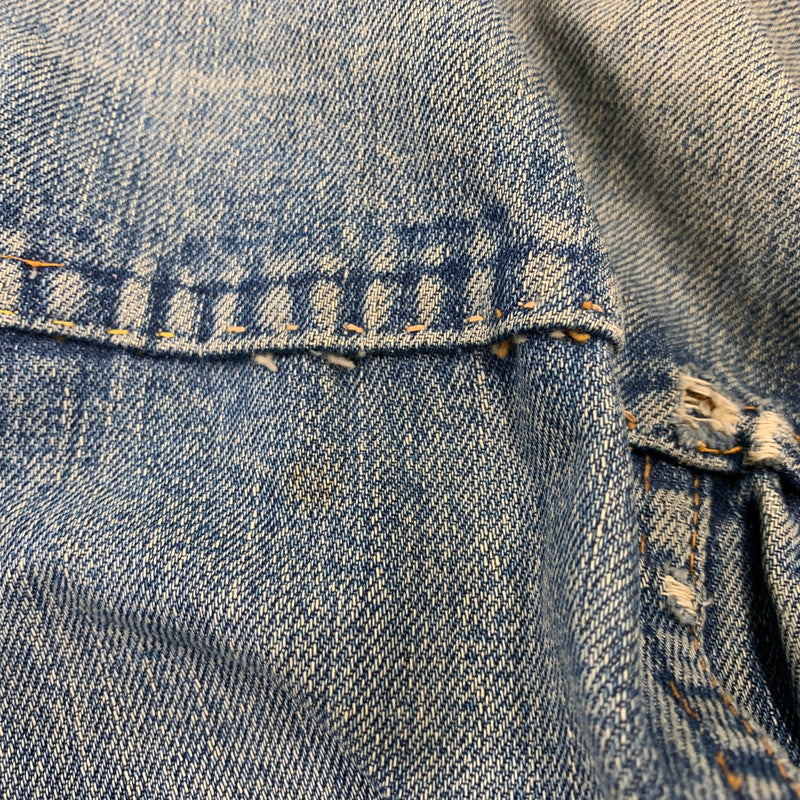 【現状渡し品】【メンズ】 LEVI'S リーバイス 70505 刻印52 USA製 3RD DENIM TRACKER JACKET デニム トラッカー ジャケット アウター 146-261024-ya-18-izu サイズ：下記参照 カラー：インディゴ 万代Net店
