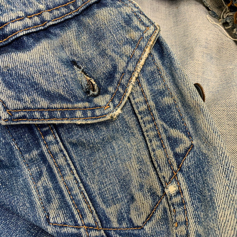 【現状渡し品】【メンズ】 LEVI'S リーバイス 70505 刻印52 USA製 3RD DENIM TRACKER JACKET デニム トラッカー ジャケット アウター 146-261024-ya-18-izu サイズ：下記参照 カラー：インディゴ 万代Net店