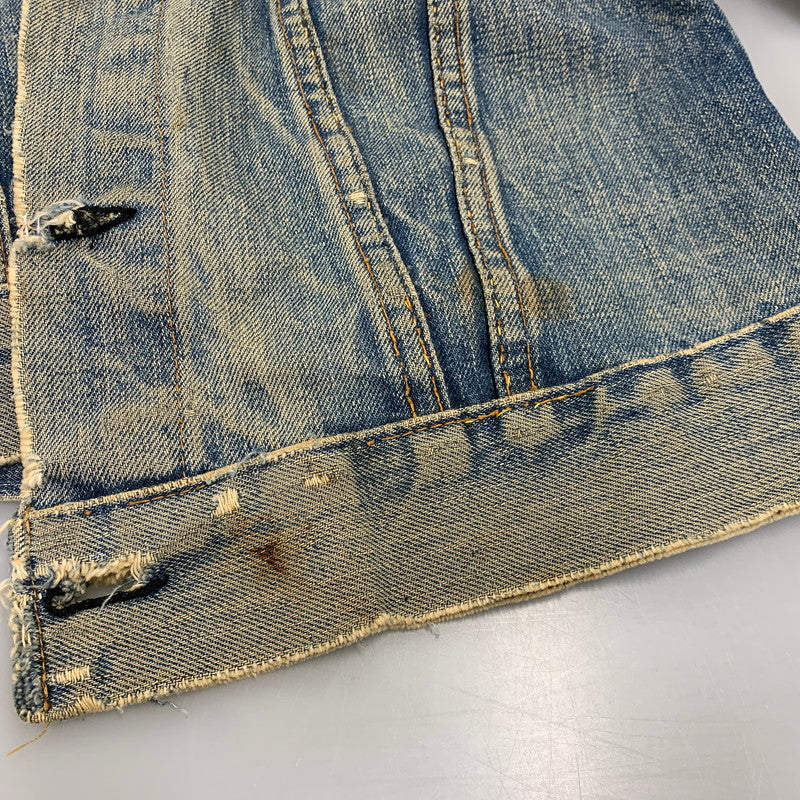 【現状渡し品】【メンズ】 LEVI'S リーバイス 70505 刻印52 USA製 3RD DENIM TRACKER JACKET デニム トラッカー ジャケット アウター 146-261024-ya-18-izu サイズ：下記参照 カラー：インディゴ 万代Net店