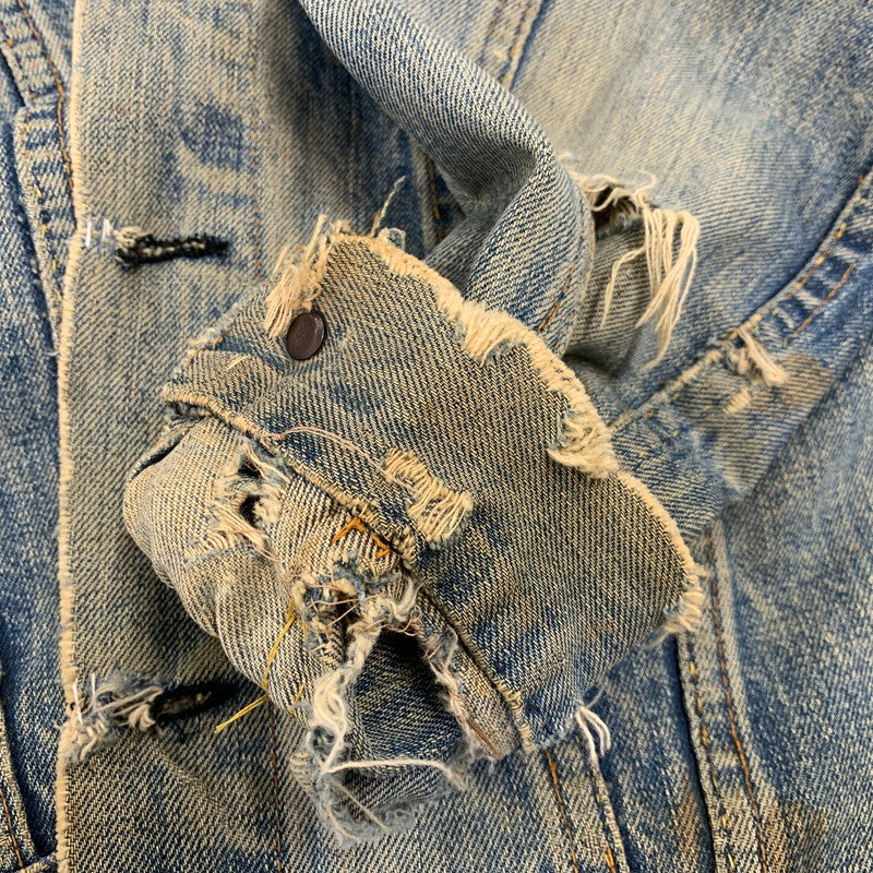 【現状渡し品】【メンズ】 LEVI'S リーバイス 70505 刻印52 USA製 3RD DENIM TRACKER JACKET デニム トラッカー ジャケット アウター 146-261024-ya-18-izu サイズ：下記参照 カラー：インディゴ 万代Net店
