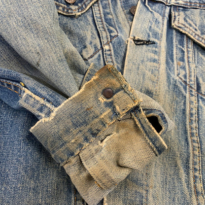 【現状渡し品】【メンズ】 LEVI'S リーバイス 70505 刻印52 USA製 3RD DENIM TRACKER JACKET デニム トラッカー ジャケット アウター 146-261024-ya-18-izu サイズ：下記参照 カラー：インディゴ 万代Net店