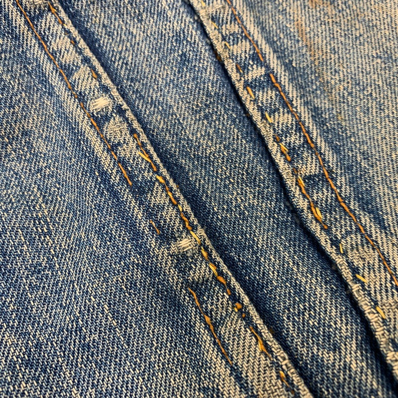 【現状渡し品】【メンズ】 LEVI'S リーバイス 70505 刻印52 USA製 3RD DENIM TRACKER JACKET デニム トラッカー ジャケット アウター 146-261024-ya-18-izu サイズ：下記参照 カラー：インディゴ 万代Net店