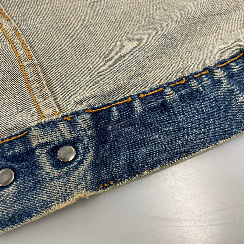【現状渡し品】【メンズ】 LEVI'S リーバイス 70505 刻印52 USA製 3RD DENIM TRACKER JACKET デニム トラッカー ジャケット アウター 146-261024-ya-18-izu サイズ：下記参照 カラー：インディゴ 万代Net店