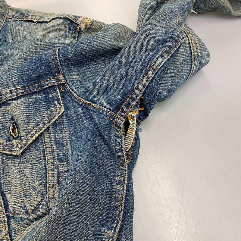 【現状渡し品】【メンズ】 LEVI'S リーバイス 70505 刻印52 USA製 3RD DENIM TRACKER JACKET デニム トラッカー ジャケット アウター 146-261024-ya-18-izu サイズ：下記参照 カラー：インディゴ 万代Net店